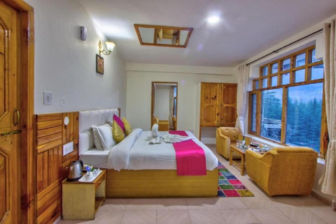 Hotel White Mountain Manāli Exterior foto